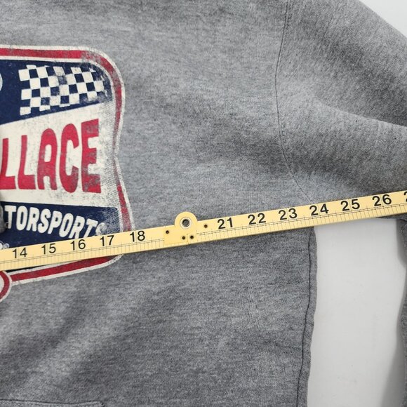 Bubba Wallace NASCAR Hoodie L Ouray Sportswear Cotton/Polyester Blend Gray - Picture 8 of 8
